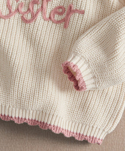 Mamas & Papas Jumpers & Knitwear Big Sister Knitted Jumper