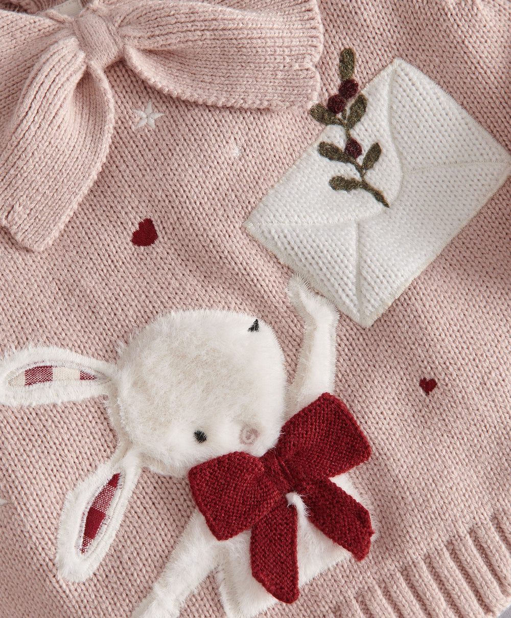 Mamas &amp; Papas Jumpers &amp; Knitwear Bunny &amp; Bow Jumper
