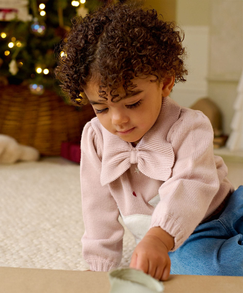 Mamas &amp; Papas Jumpers &amp; Knitwear Bunny &amp; Bow Jumper