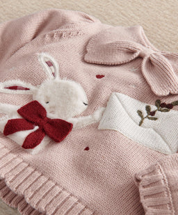 Mamas & Papas Jumpers & Knitwear Bunny & Bow Jumper