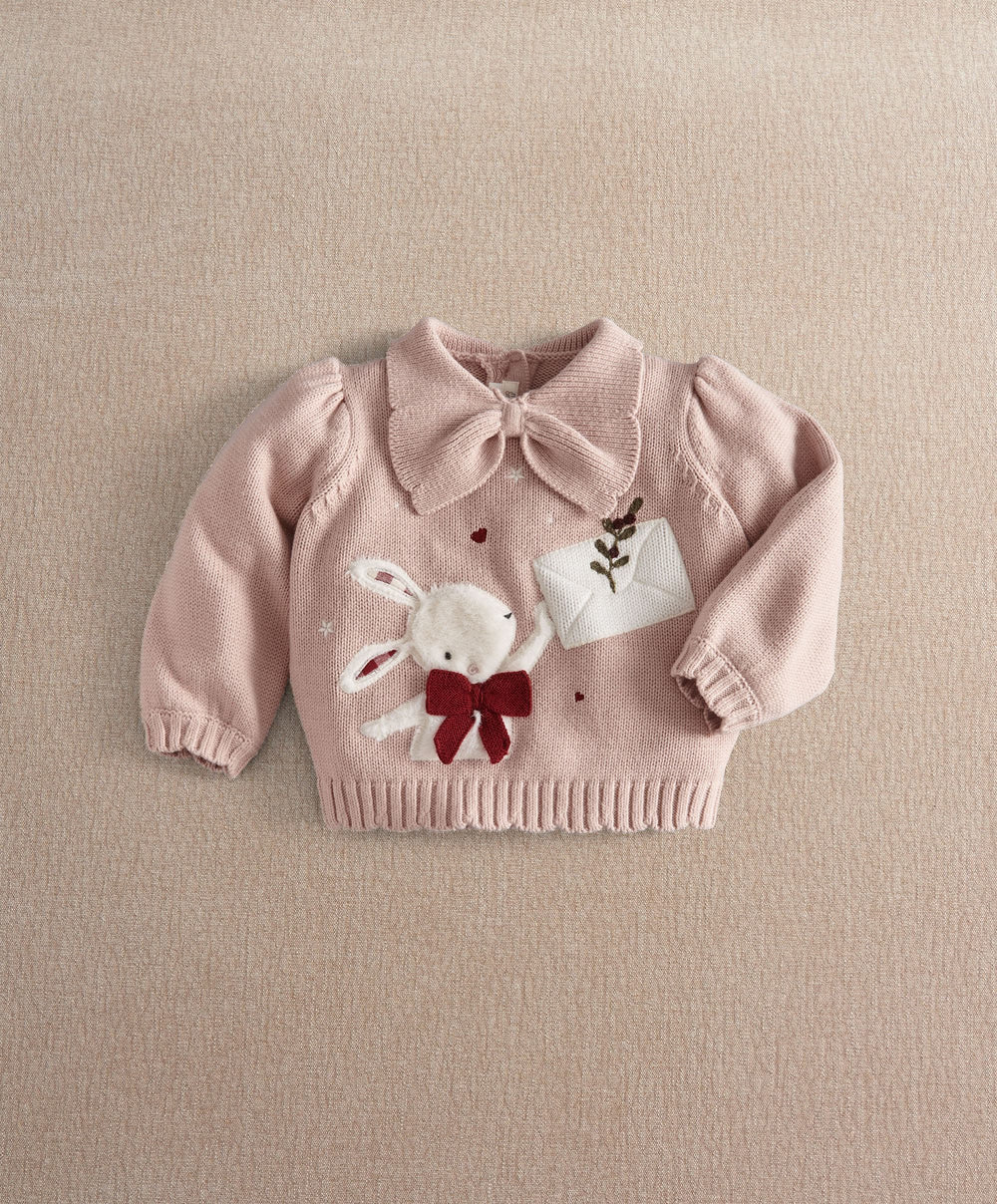 Mamas &amp; Papas Jumpers &amp; Knitwear Bunny &amp; Bow Jumper