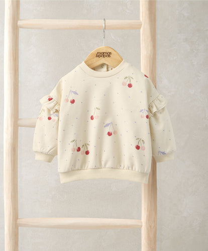 Mamas & Papas Jumpers & Knitwear Cherry Sweatshirt