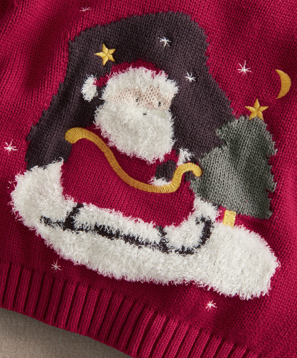 Mamas &amp; Papas Jumpers &amp; Knitwear Christmas Santa Knitted Jumper