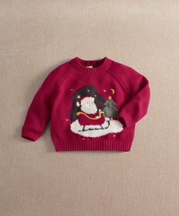 Mamas & Papas Jumpers & Knitwear Christmas Santa Knitted Jumper