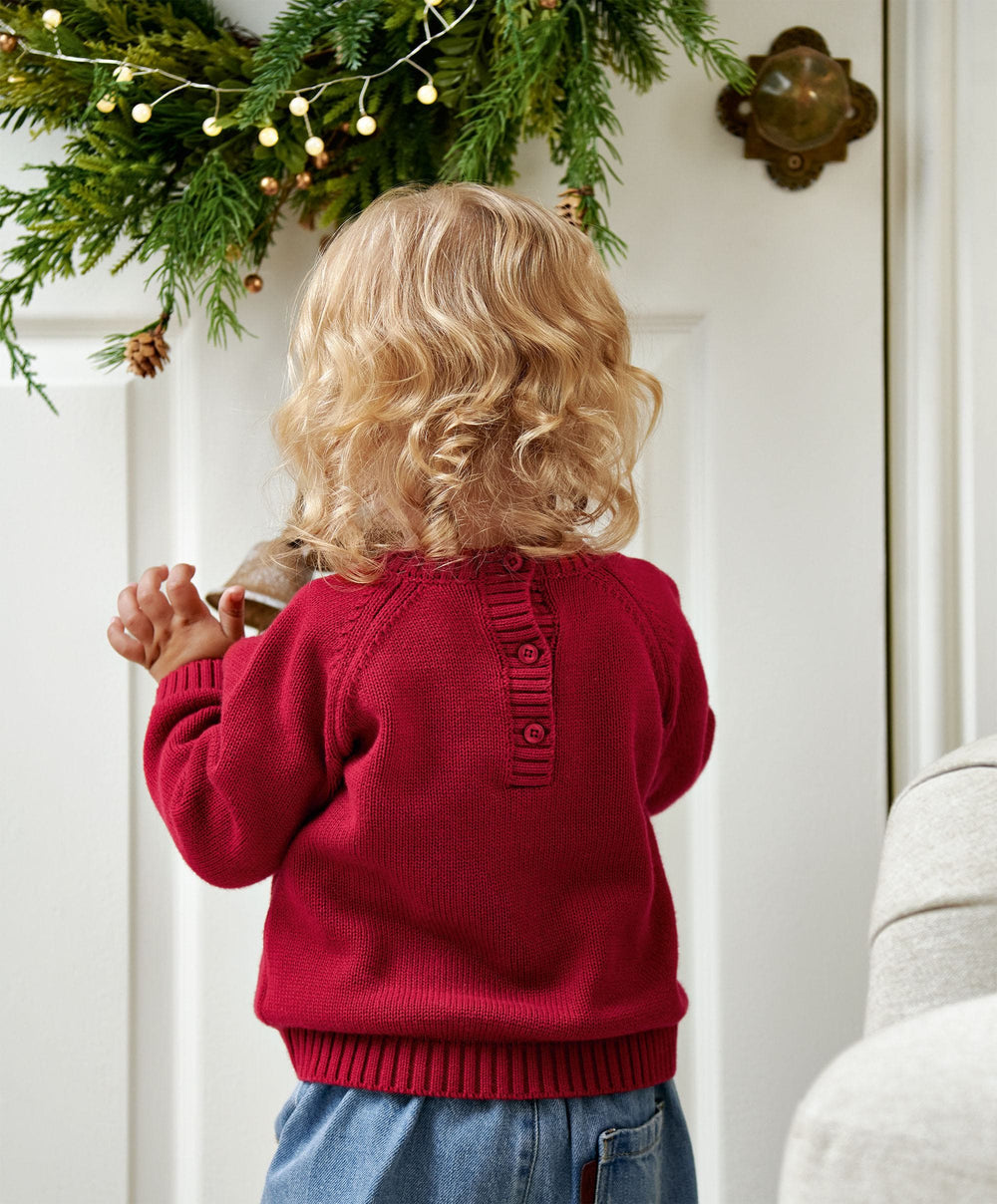 Mamas &amp; Papas Jumpers &amp; Knitwear Christmas Santa Knitted Jumper