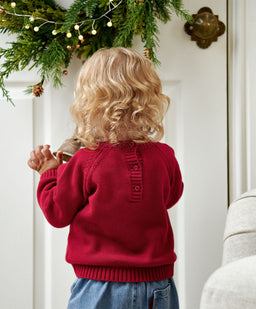 Mamas & Papas Jumpers & Knitwear Christmas Santa Knitted Jumper