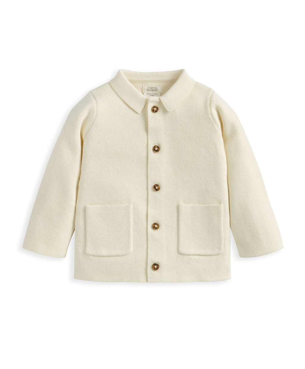 Mamas &amp; Papas Jumpers &amp; Knitwear Collared Knitted Cardigan