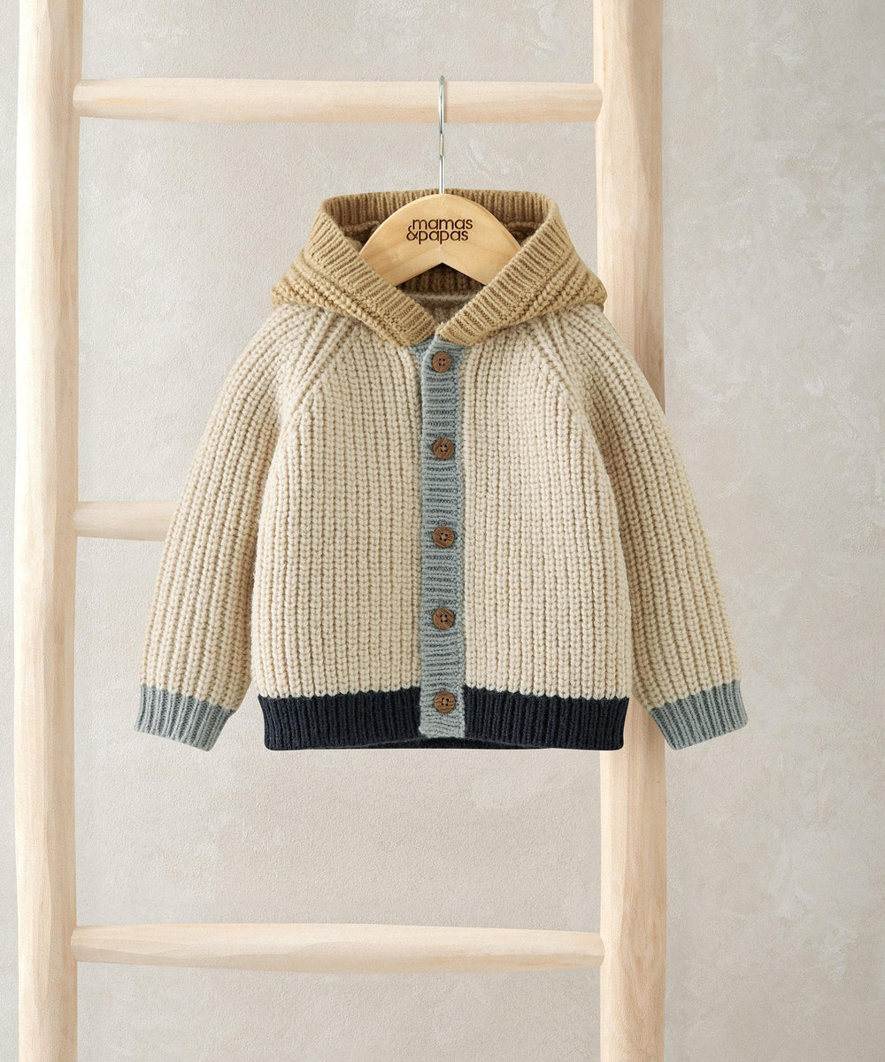 Mamas &amp; Papas Jumpers &amp; Knitwear Colour Block Cardigan