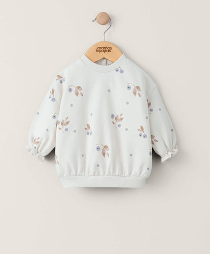 Mamas & Papas Jumpers & Knitwear Floral Berry Print Sweatshirt