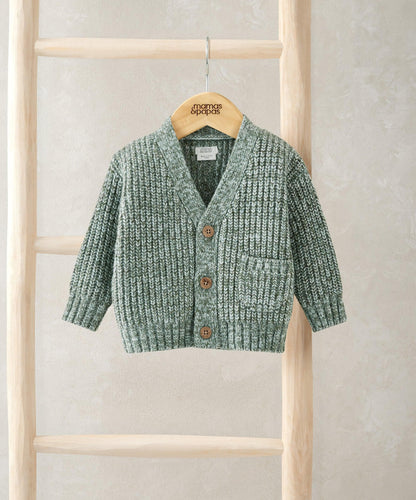 Mamas & Papas Jumpers & Knitwear Grey Cable Knit Cardigan