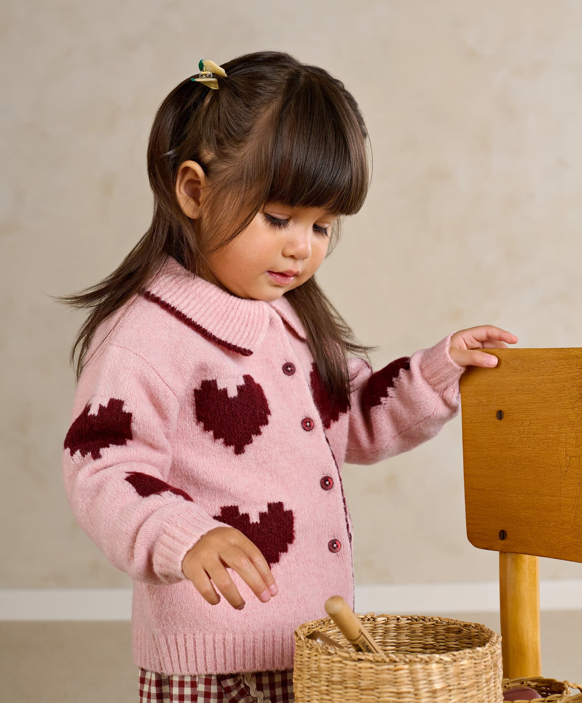 Mamas & Papas Jumpers & Knitwear Heart Cardigan