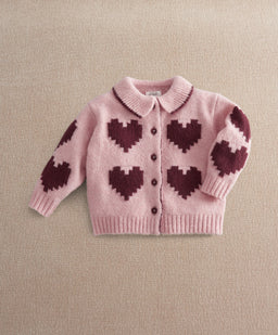 Mamas & Papas Jumpers & Knitwear Heart Cardigan