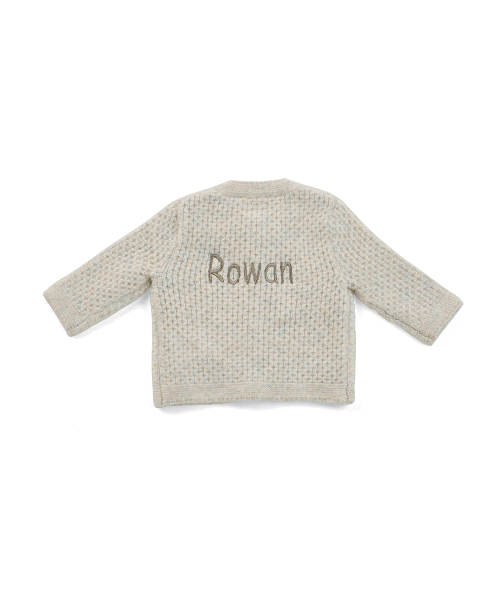 Mamas &amp; Papas Jumpers &amp; Knitwear Knitted Cardigan with Button Fastening - Oatmeal