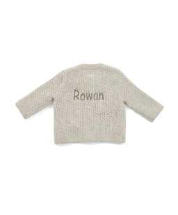 Mamas & Papas Jumpers & Knitwear Knitted Cardigan with Button Fastening - Oatmeal