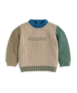 Mamas & Papas Jumpers & Knitwear Knitted Colour Block Jumper