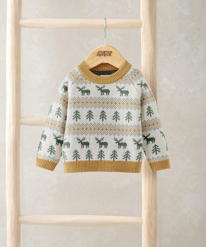 Mamas & Papas Jumpers & Knitwear Moose Knitted Jumper