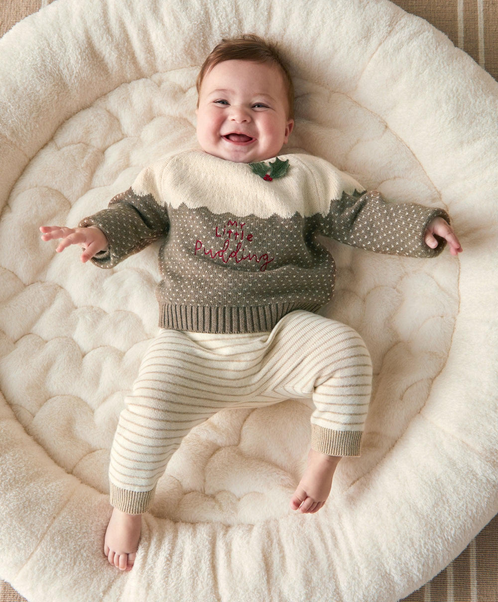 Mamas &amp; Papas Jumpers &amp; Knitwear My Little Pudding Christmas Jumper