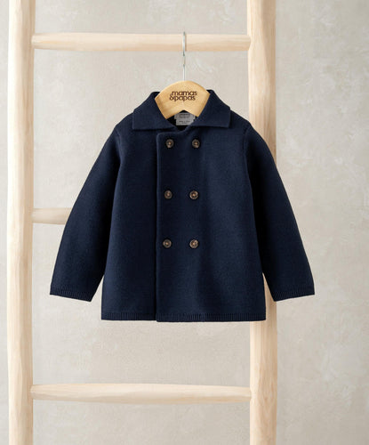 Mamas & Papas Jumpers & Knitwear Navy Collar Cardigan