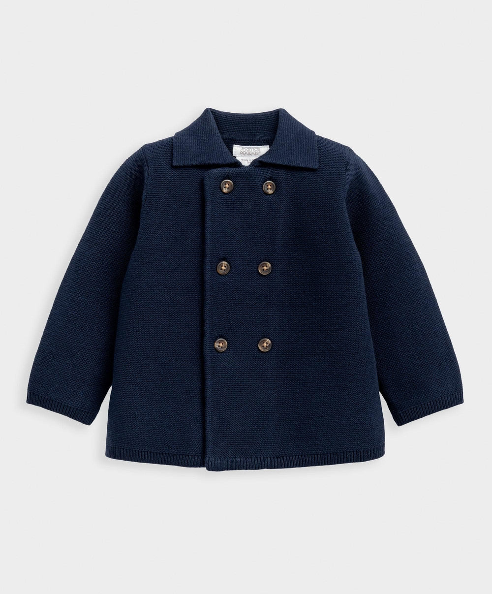 Mamas &amp; Papas Jumpers &amp; Knitwear Navy Collar Cardigan