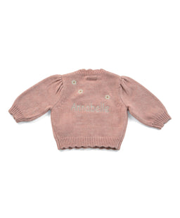 Mamas & Papas Jumpers & Knitwear Pink Daisy Cardigan