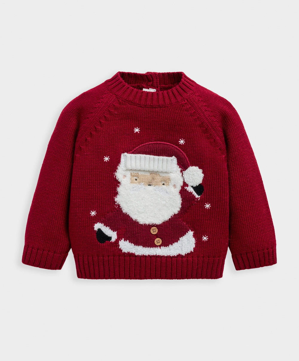 Mamas &amp; Papas Jumpers &amp; Knitwear Santa Christmas Jumper