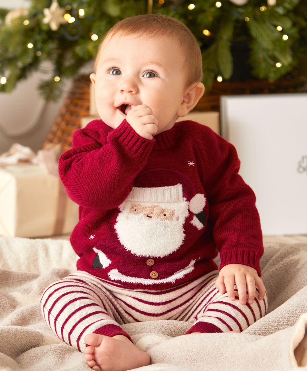 Mamas &amp; Papas Jumpers &amp; Knitwear Santa Christmas Jumper