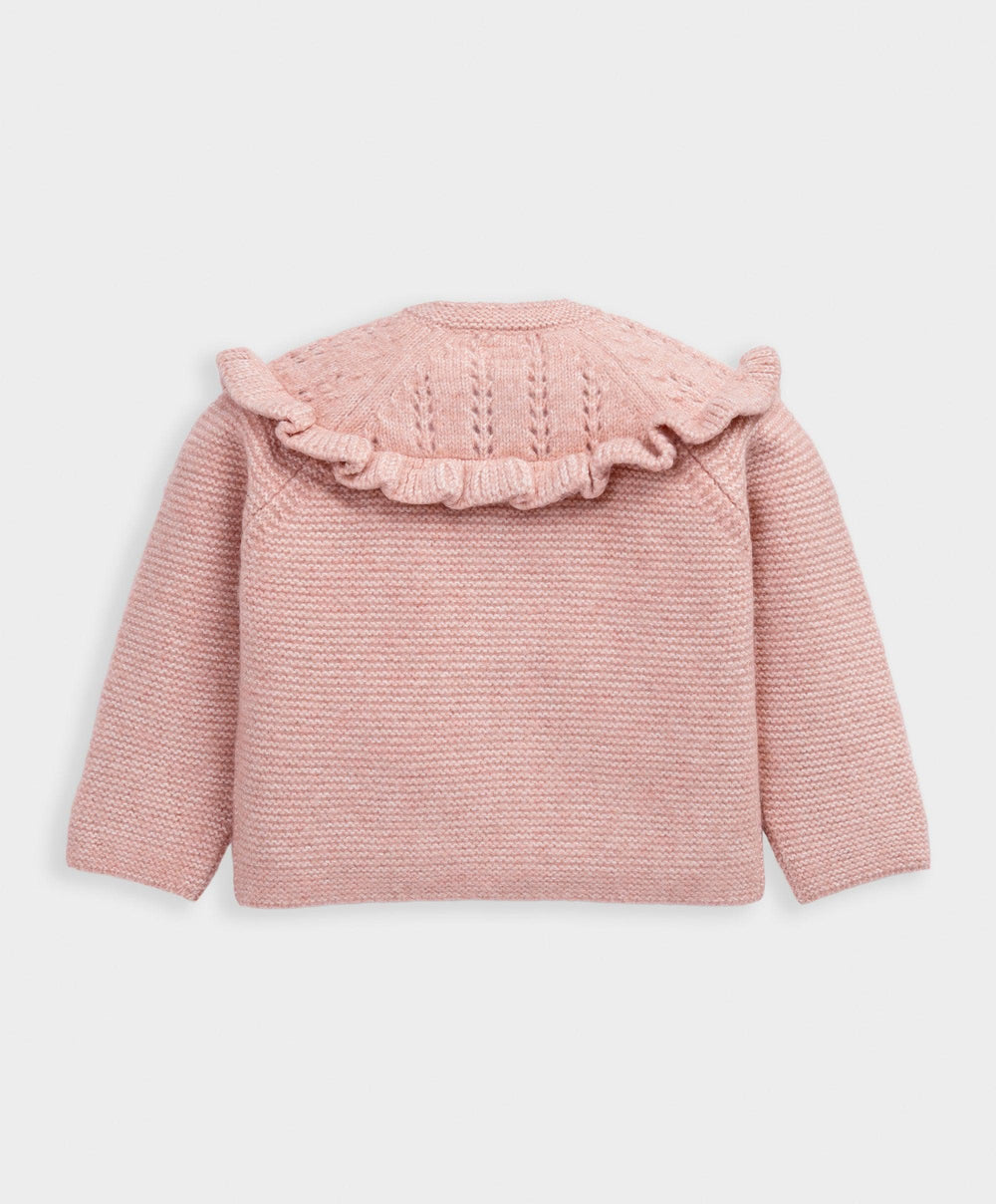 Mamas &amp; Papas Jumpers &amp; Knitwear Soft Pink Knitted Cardigan