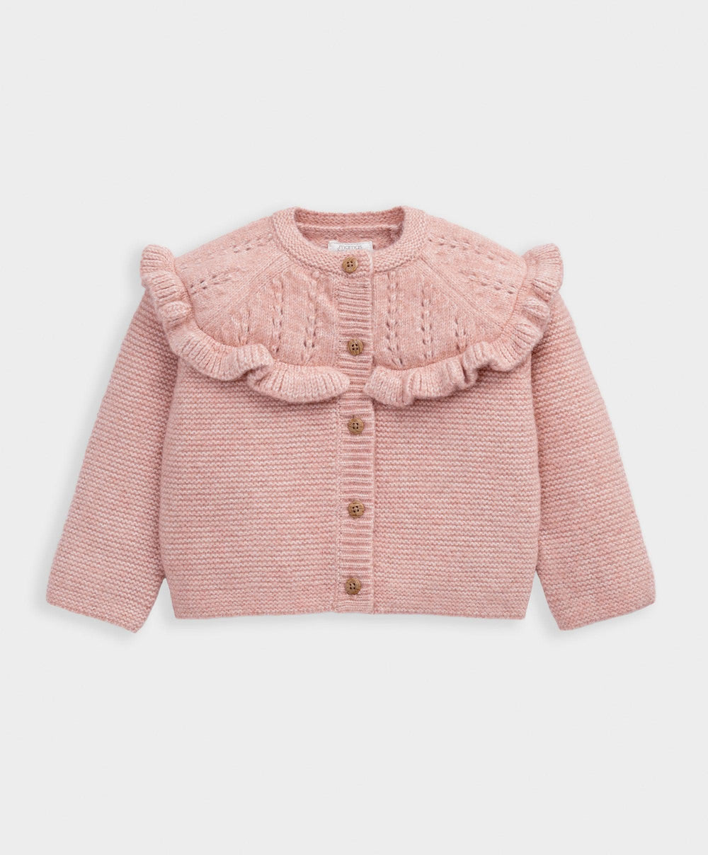 Mamas &amp; Papas Jumpers &amp; Knitwear Soft Pink Knitted Cardigan