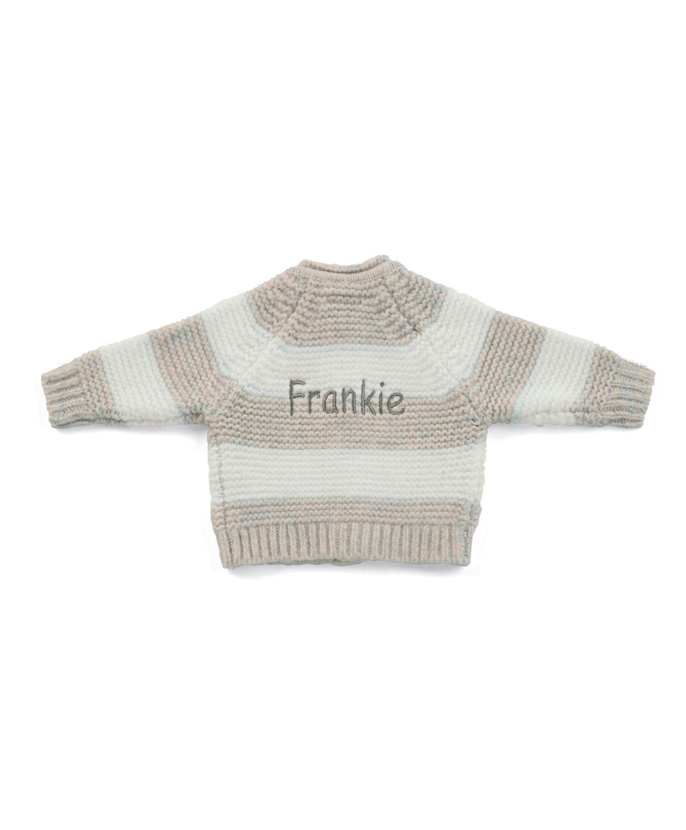 Mamas &amp; Papas Jumpers &amp; Knitwear Stripe Cardigan - Cream
