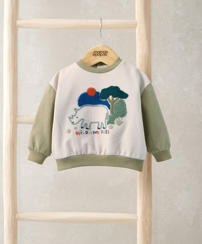 Mamas & Papas Jumpers & Knitwear Wild & Free Sweatshirt