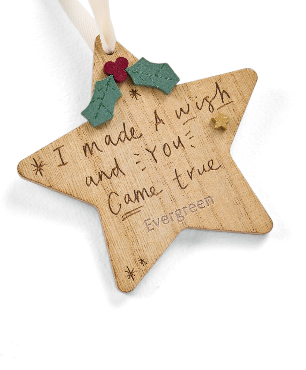 Mamas &amp; Papas Keepsake Gifts Hanging Dec - Wish 2026  Engravable/Personalisable