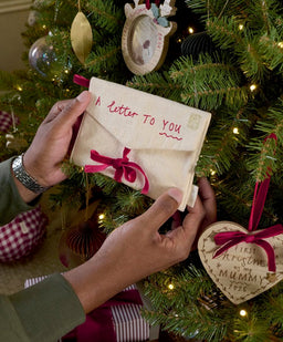 Mamas & Papas Keepsake Gifts Plush Letter Christmas Decoration