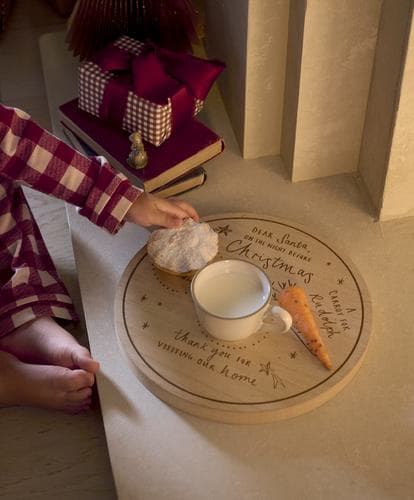 Mamas &amp; Papas Keepsake Gifts Xmas Eve Plate 2026 Personalisable