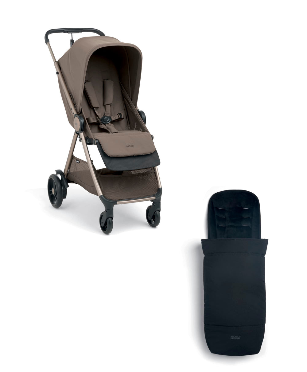 Mamas &amp; Papas Libro Stroller Bundle with Footmuff - Oyster