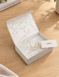 Luxury gift box with personalised message