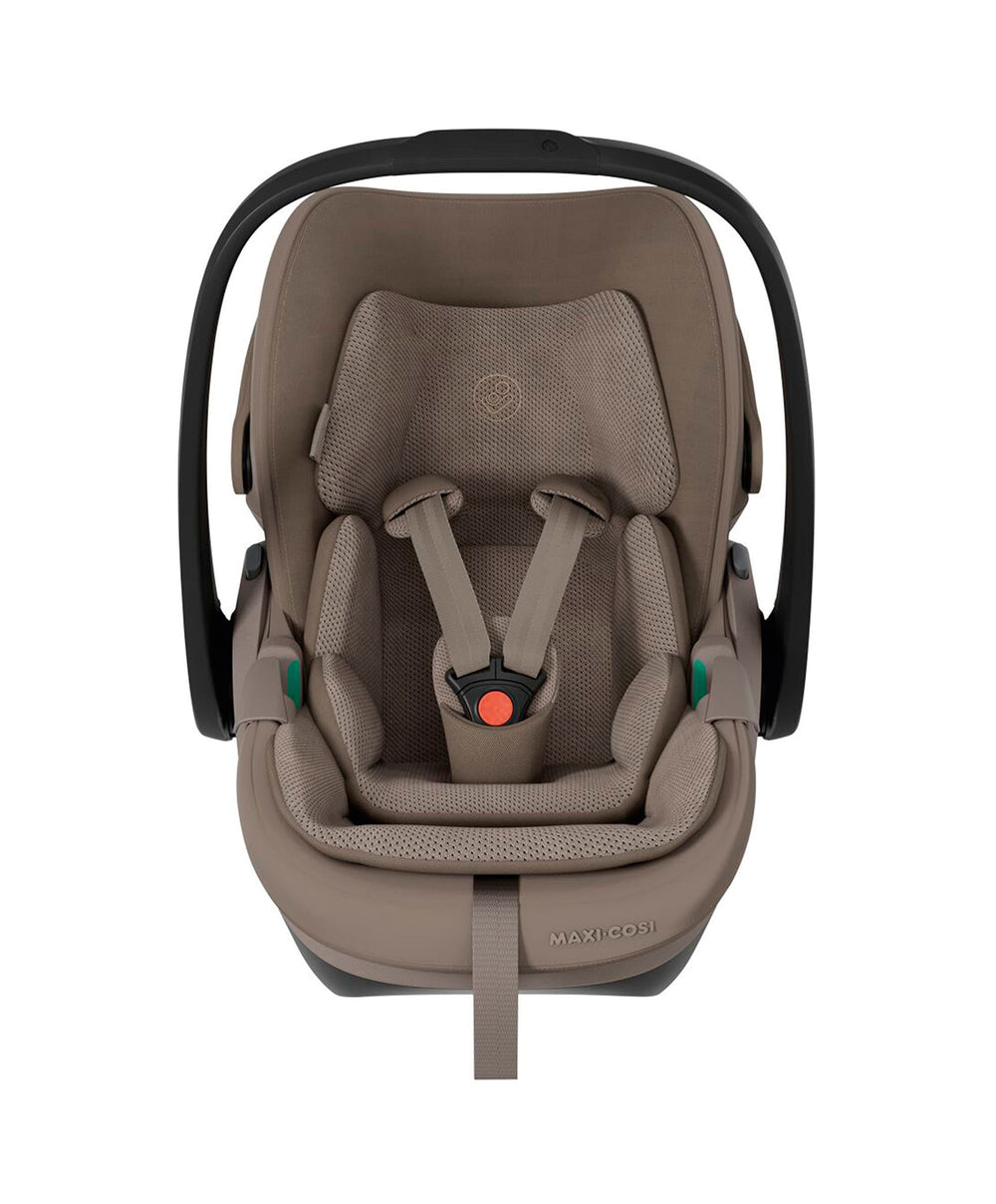 Mamas &amp; Papas Maxi-Cosi Pebble Slide Pro Car Seat &amp; FamilyFix Slide Pro Base -  Oak Truffle