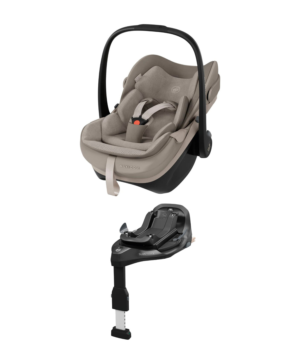 Mamas &amp; Papas Maxi-Cosi Pebble Slide Pro Car Seat &amp; FamilyFix Slide Pro Base -  Sapphire Sand