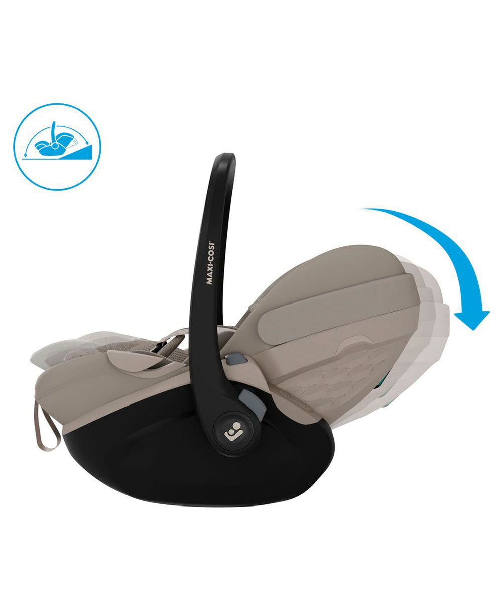 Mamas &amp; Papas Maxi-Cosi Pebble Slide Pro Car Seat &amp; FamilyFix Slide Pro Base -  Sapphire Sand
