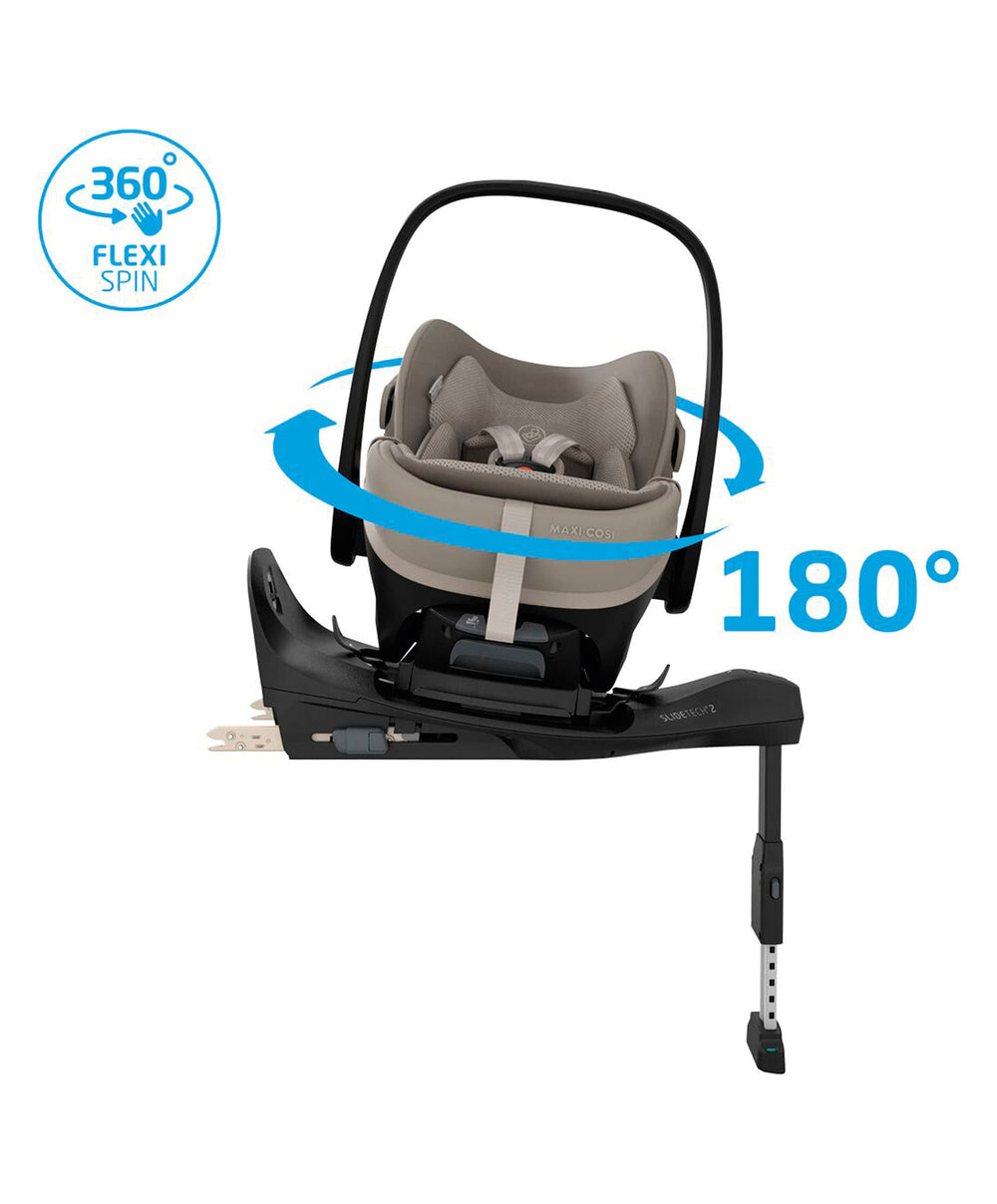 Mamas &amp; Papas Maxi-Cosi Pebble Slide Pro Car Seat &amp; FamilyFix Slide Pro Base -  Sapphire Sand