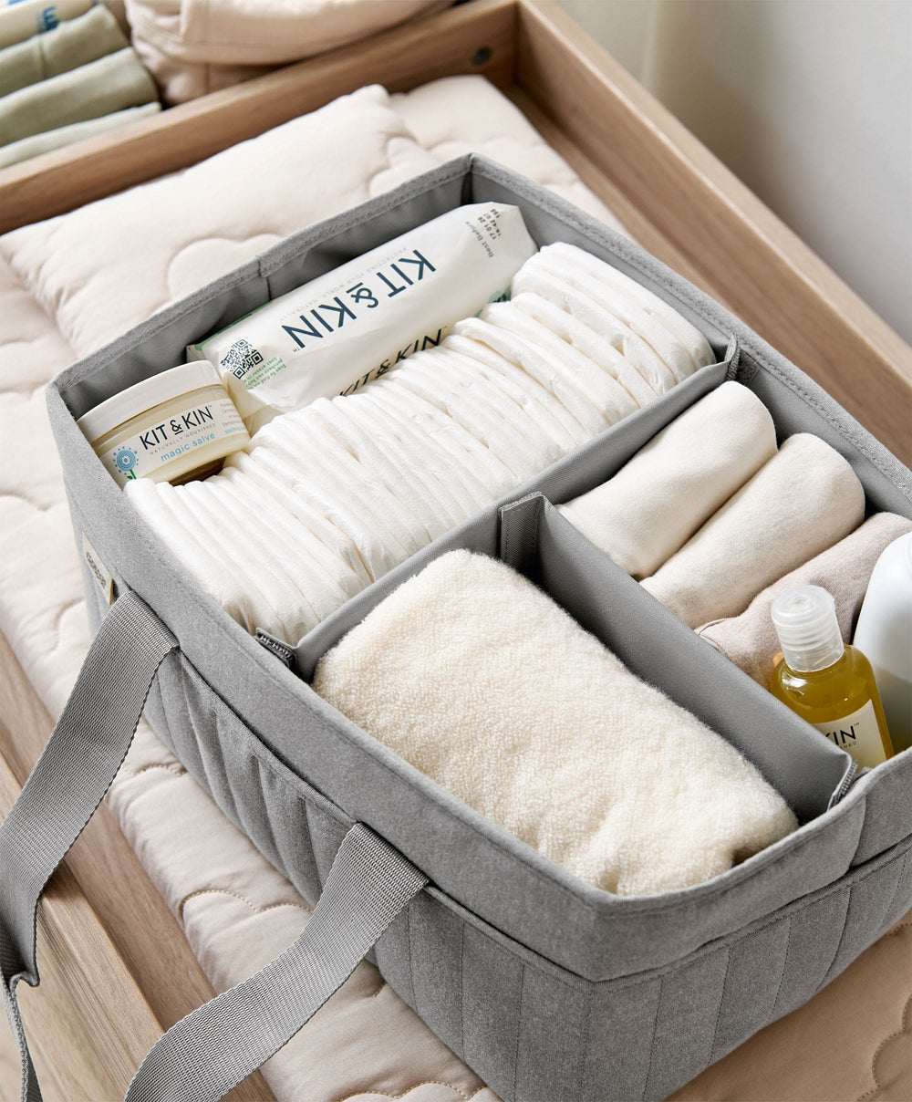 Mamas &amp; Papas Nappy Caddy - Charcoal Grey