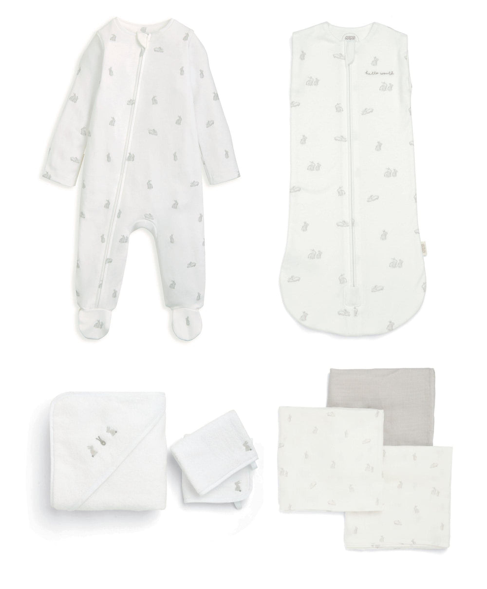 Mamas &amp; Papas Nursery Bundle Bunny Swaddle Bundle (4 Pieces)