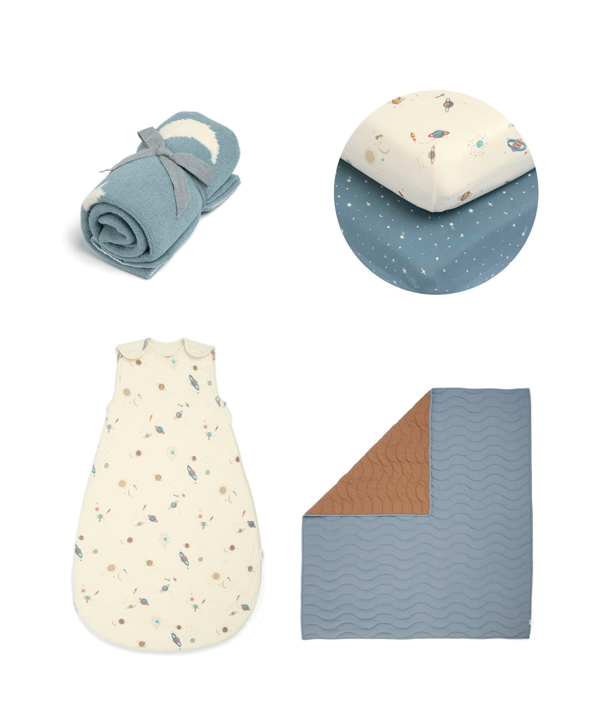 Mamas & Papas Nursey Bundle (4 Pieces) - Planets