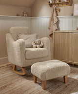 Mamas & Papas Nursing Chair Sets Bowdon Nursing Chair & Footstool Set - Biscuit Teddy