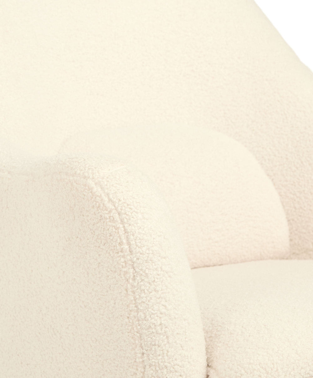 Mamas &amp; Papas Nursing Chair Sets Penrose Nursing Chair &amp; Stool - Off White Boucle