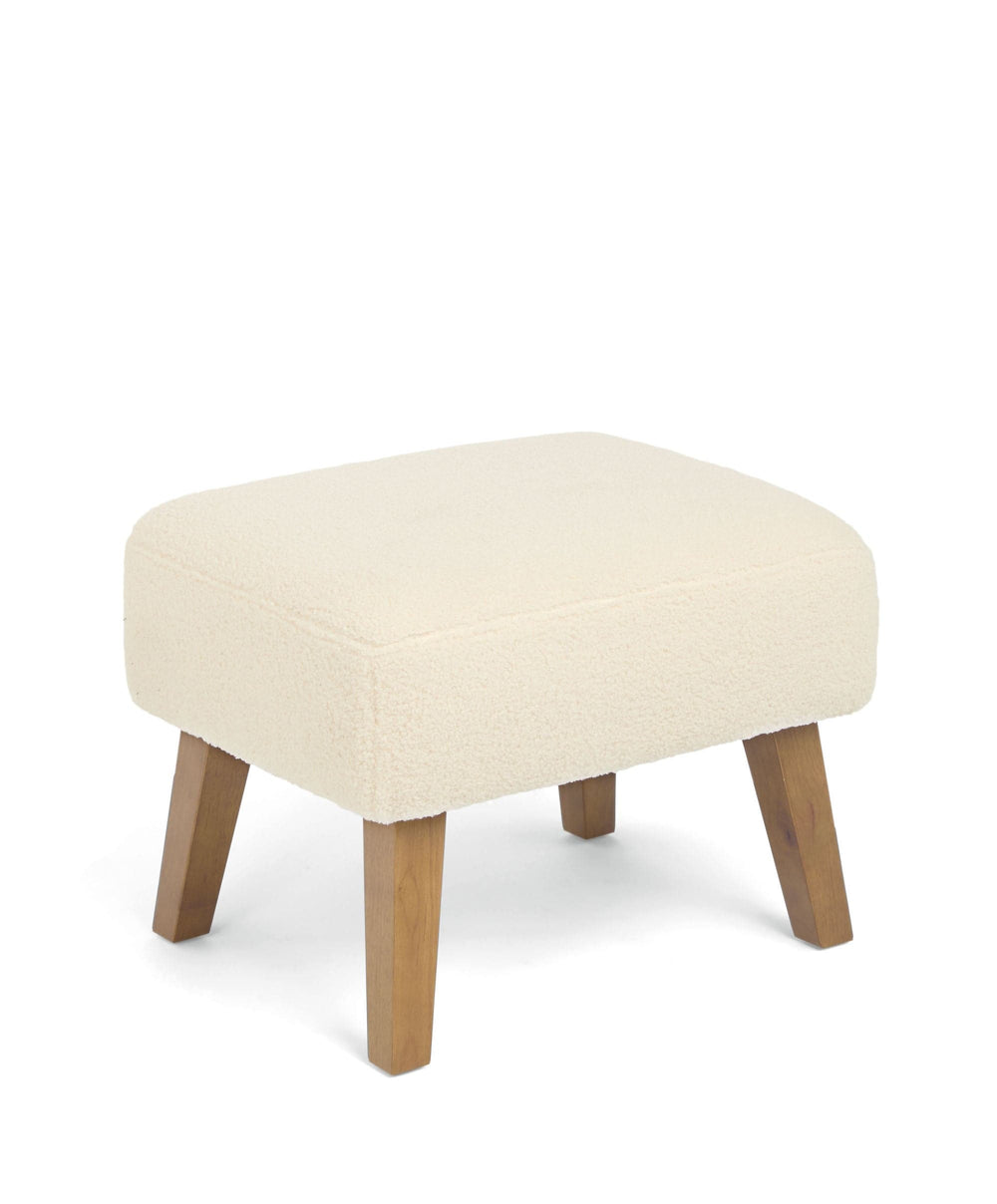 Mamas &amp; Papas Nursing Chair Sets Penrose Nursing Chair &amp; Stool - Off White Boucle