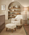 Mamas & Papas Nursing Chair Sets Penrose Nursing Chair & Stool - Off White Boucle