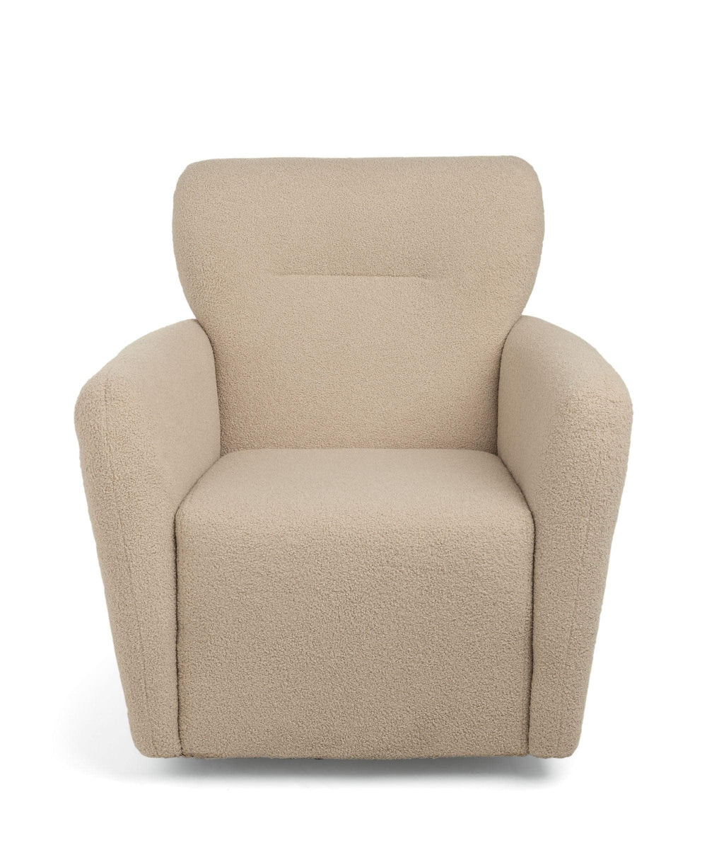 Mamas &amp; Papas Nursing Chair Sets Settle Swivel Nursing Chair  &amp; Stool - Oatmeal Boucle