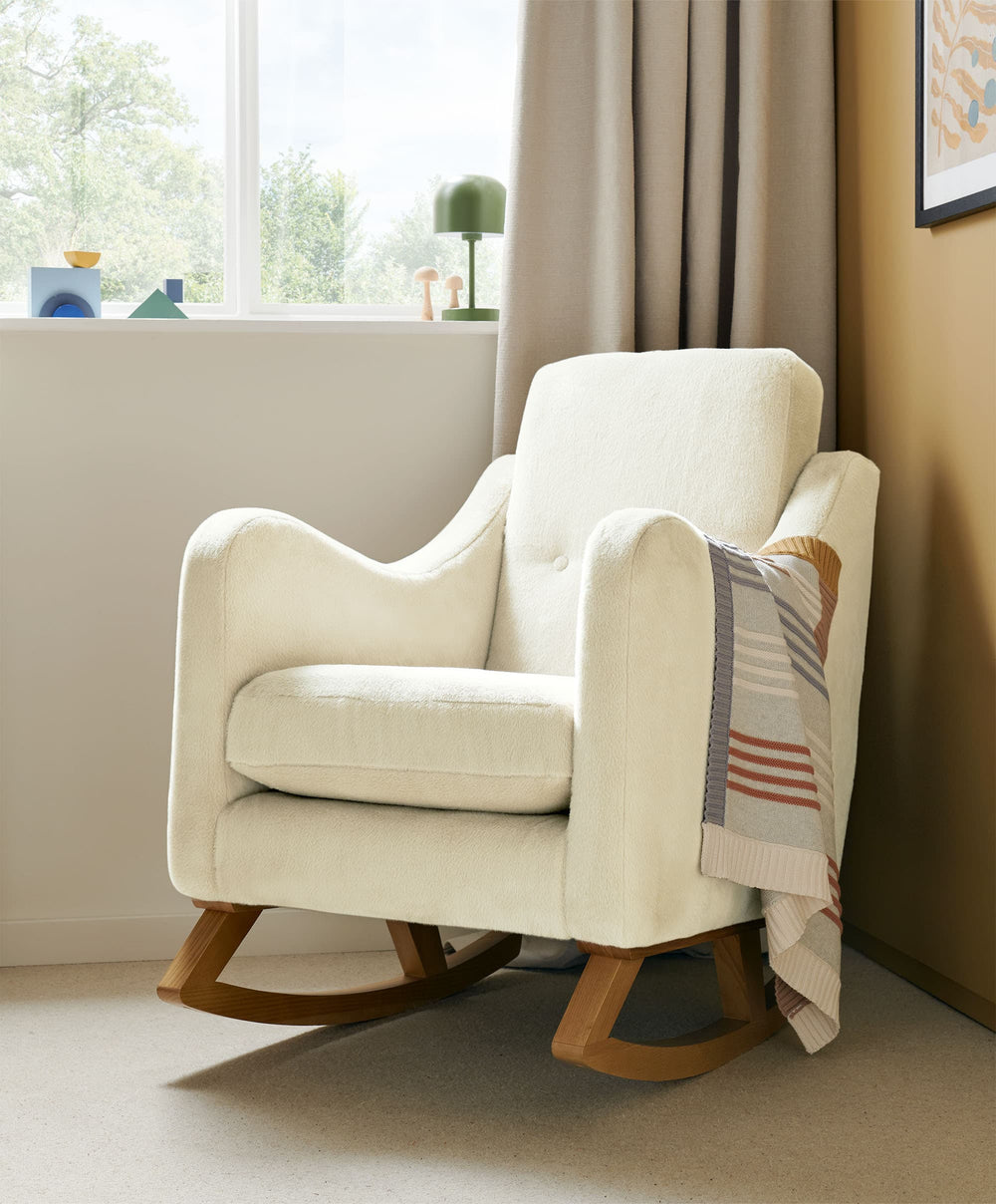 Mamas &amp; Papas Nursing Chairs Bowdon Nursing Chair - Feather Sherpa