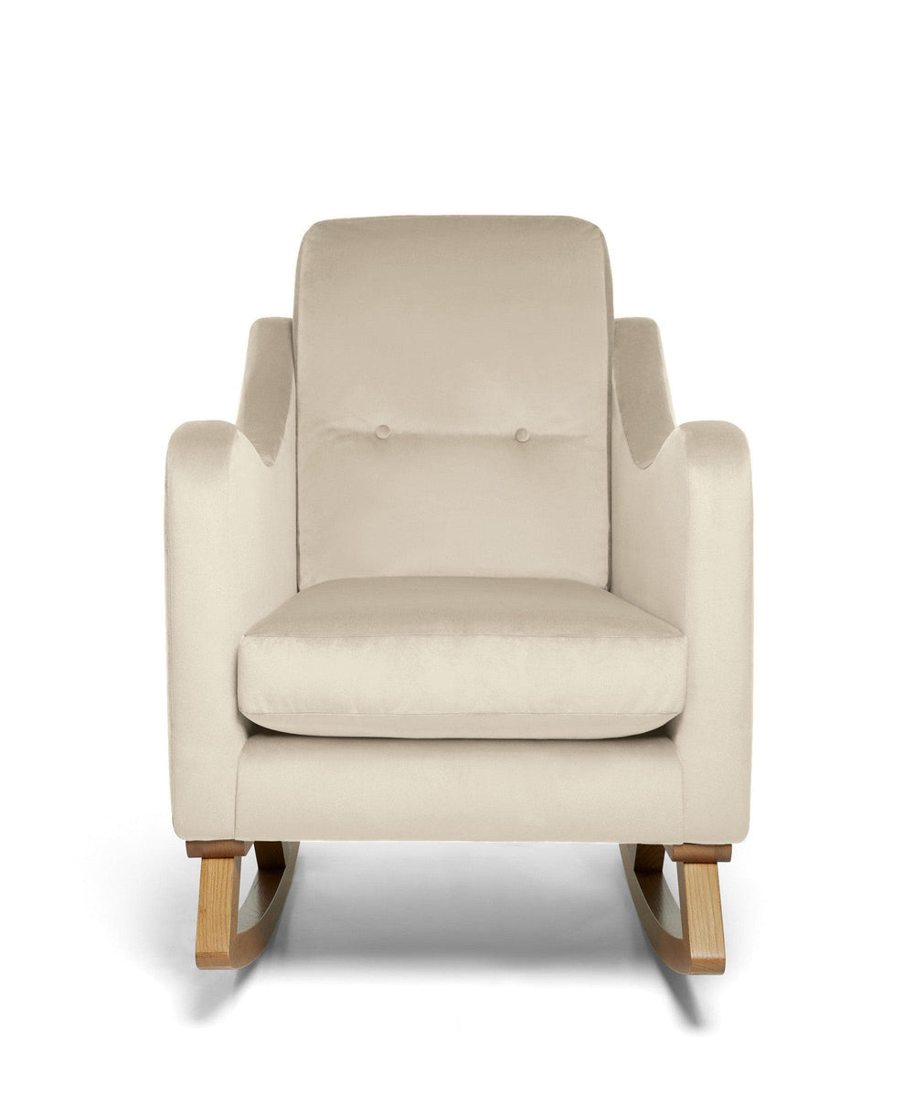 Mamas &amp; Papas Nursing Chairs Bowdon Nursing Chair in Velvet - Latte