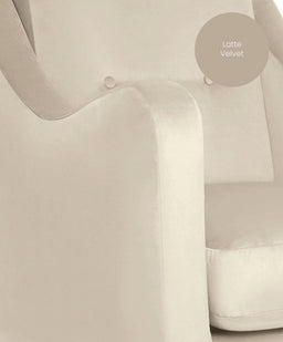 Mamas & Papas Nursing Chairs Bowdon Nursing Chair - Latte Velvet